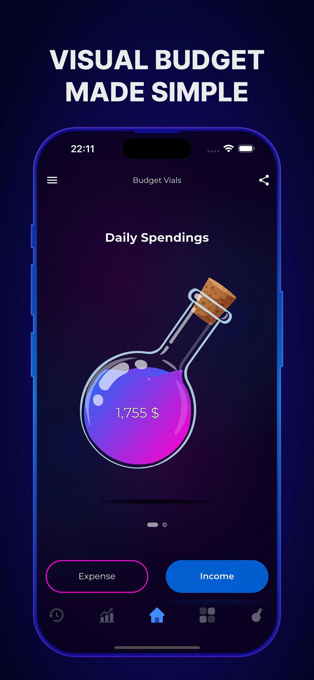 Budget Vials ― Visual Budgeting media 2