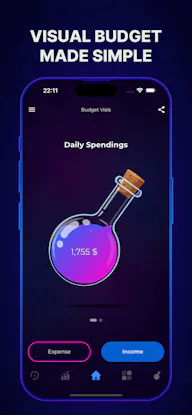 Budget Vials ― Visual Budgeting