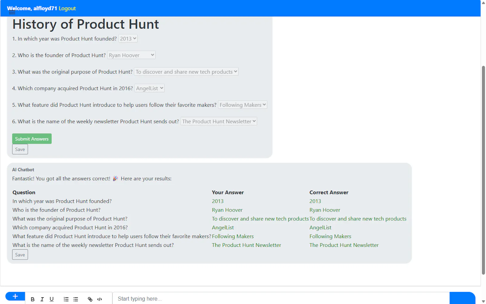 InQuiziTriv AI screenshot 1