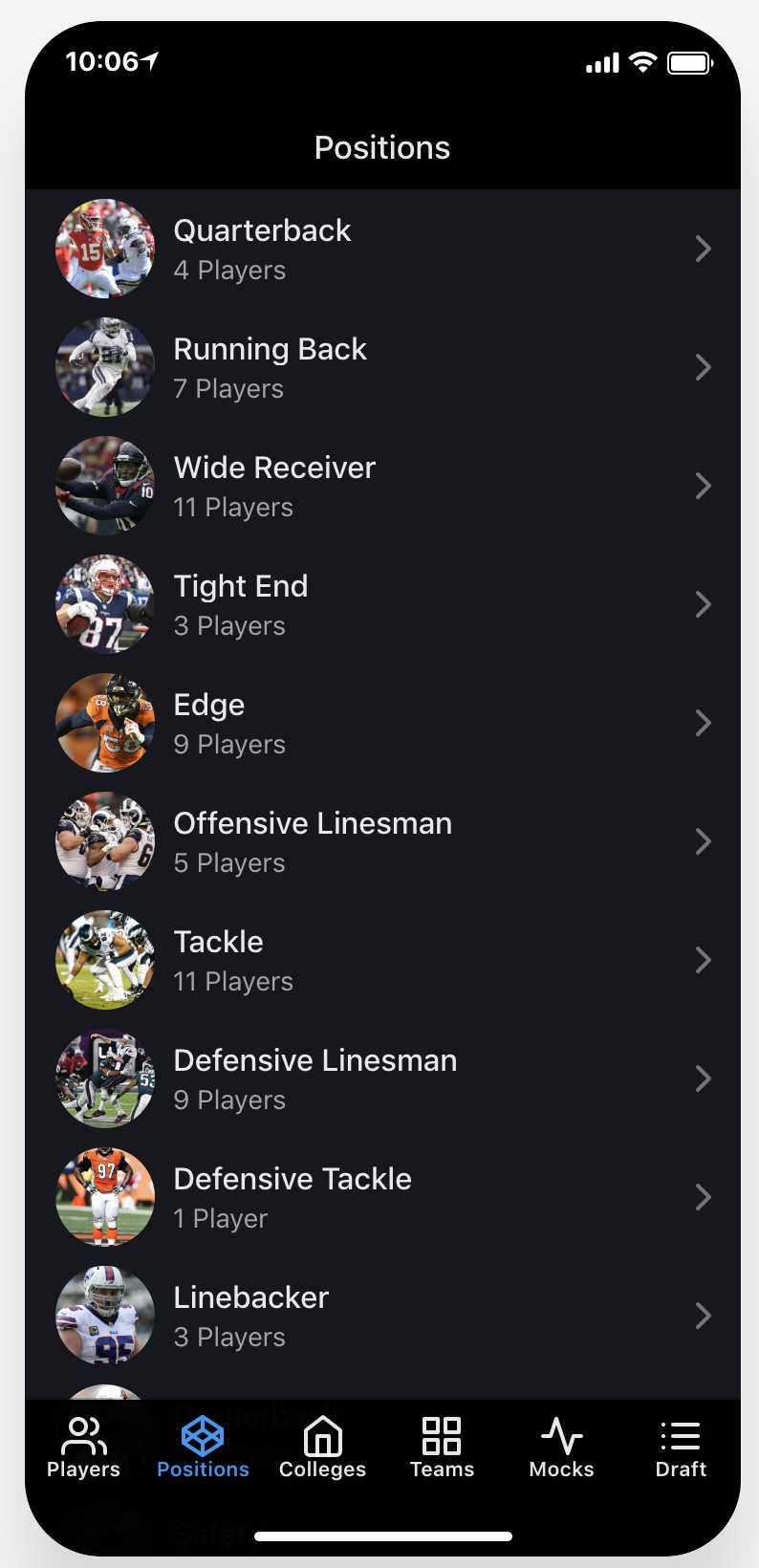 NFL Draft App gallery image