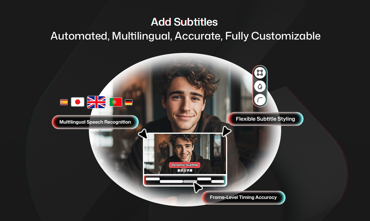 Addsubtitle - Screenshot 2 showing product features and functionality