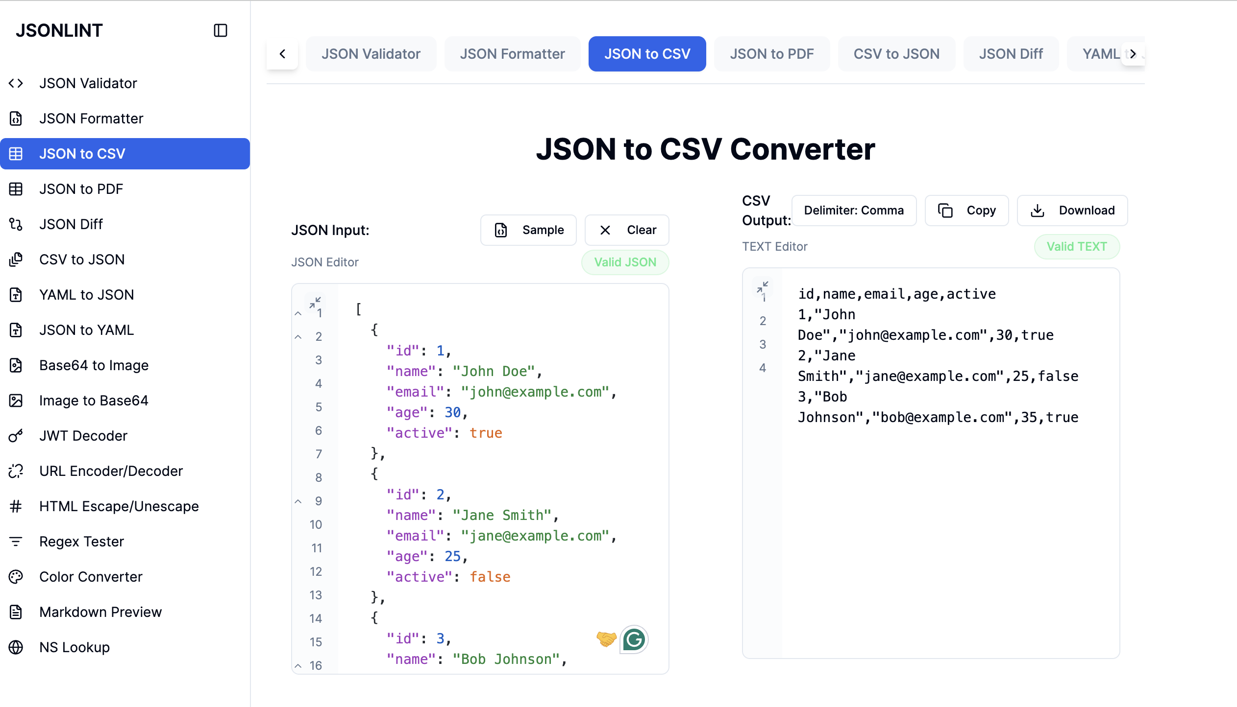 jsonlint - 개발자를위한 올인원 JSON 도구 미디어 2
