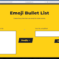 Emoji Bullet List