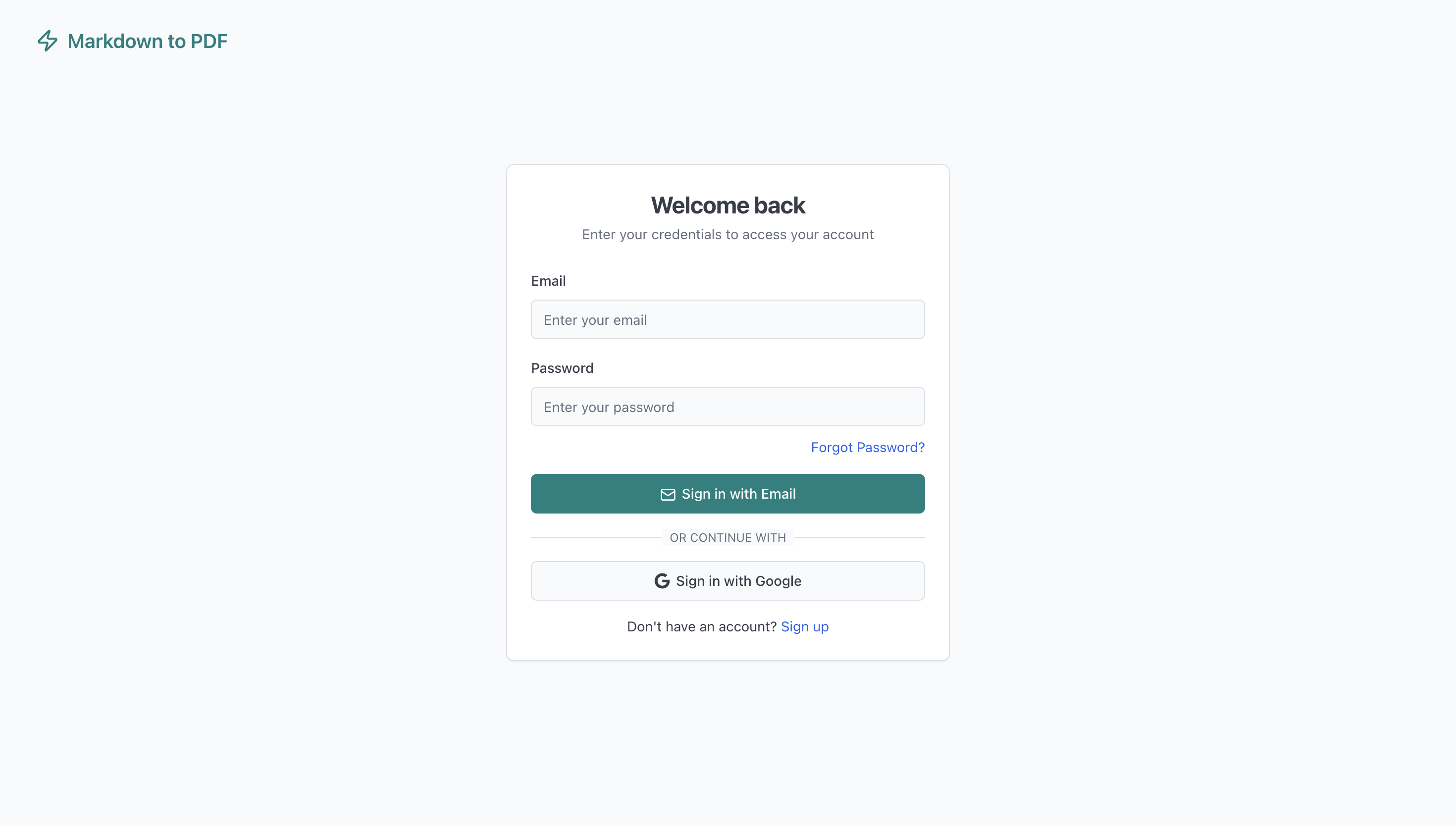 Markdown To Pdf Editor gallery image