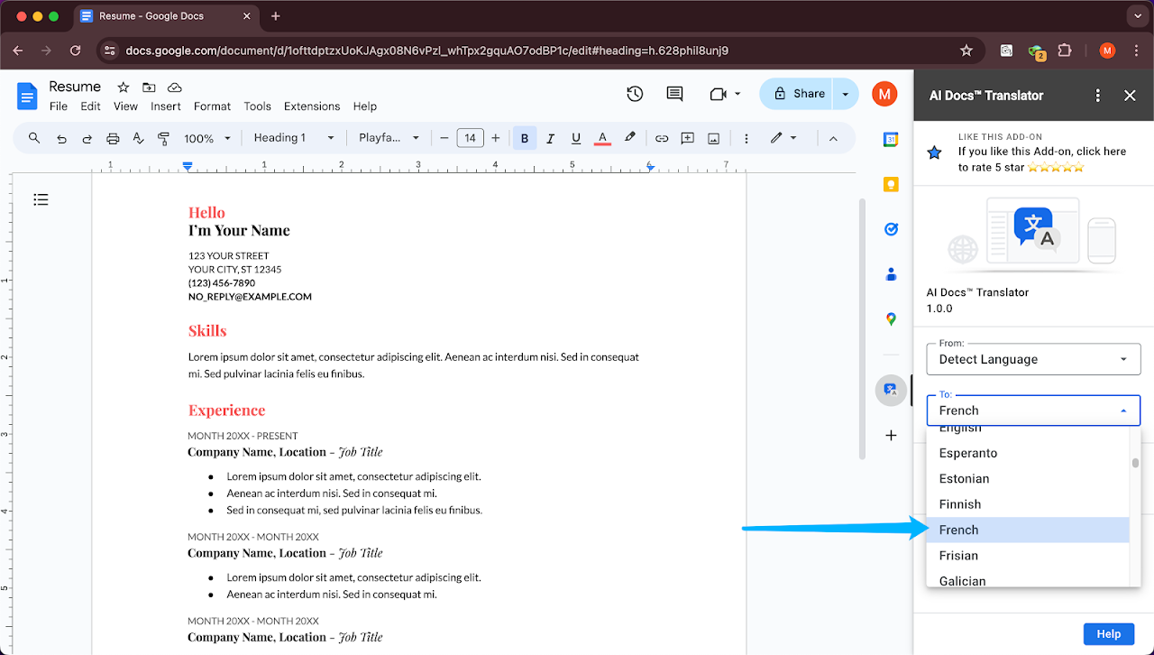 AI Docs Translator gallery image