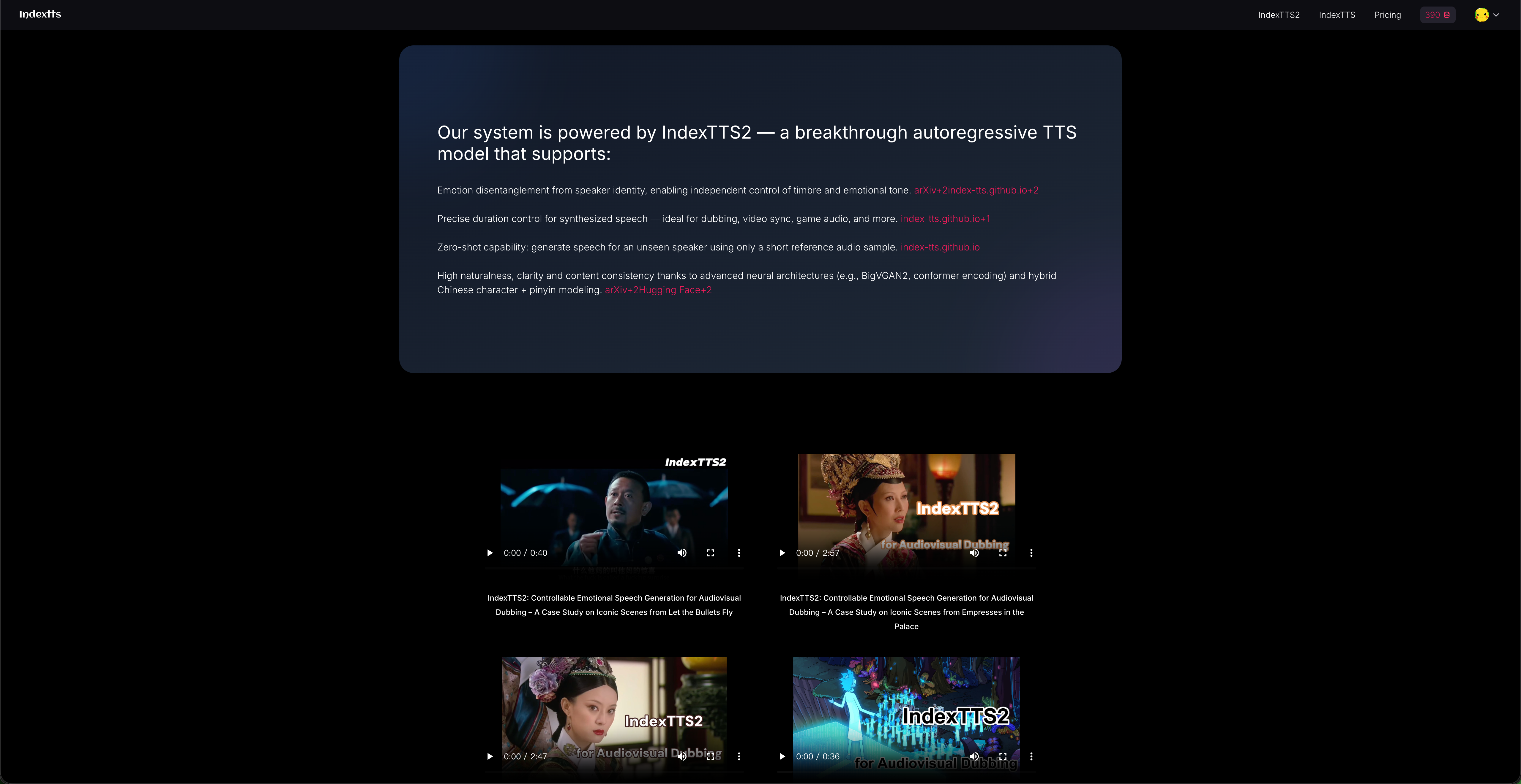 IndexTTS2-Fast,Realistic TextToSpeech AI gallery image