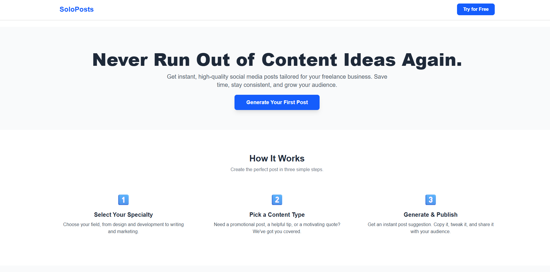 SoloPosts gallery image