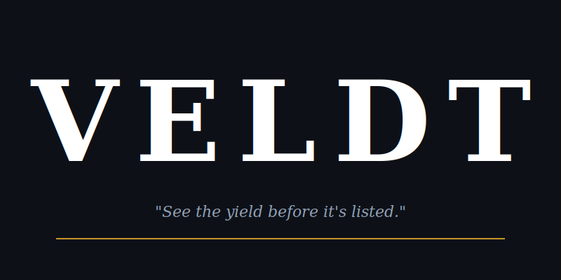 VELDT - See the yield before it's listed gallery image