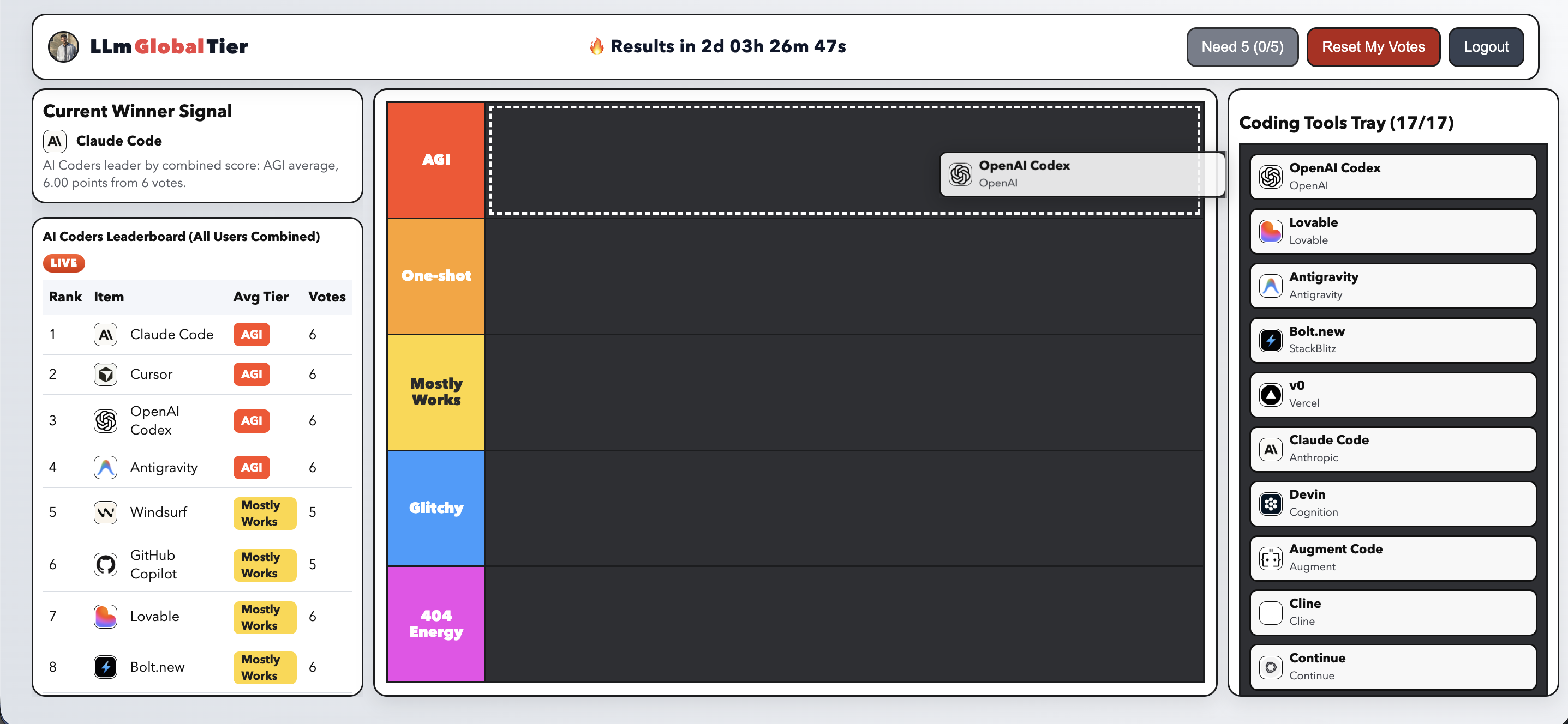 LLM Global Tiers - Screenshot 2 showing product features and functionality
