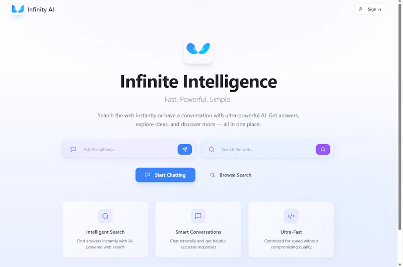 Code update - InfinityAI screenshot 1