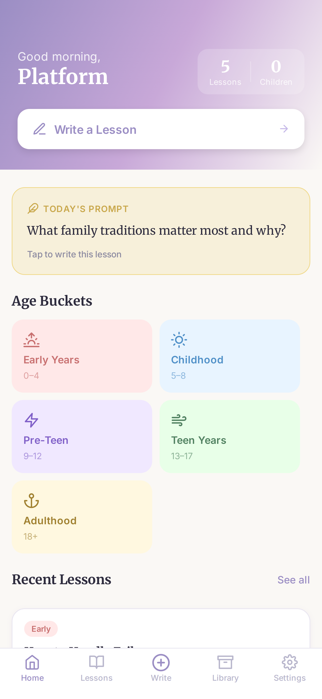 Life Lessons — Family Wisdom gallery image