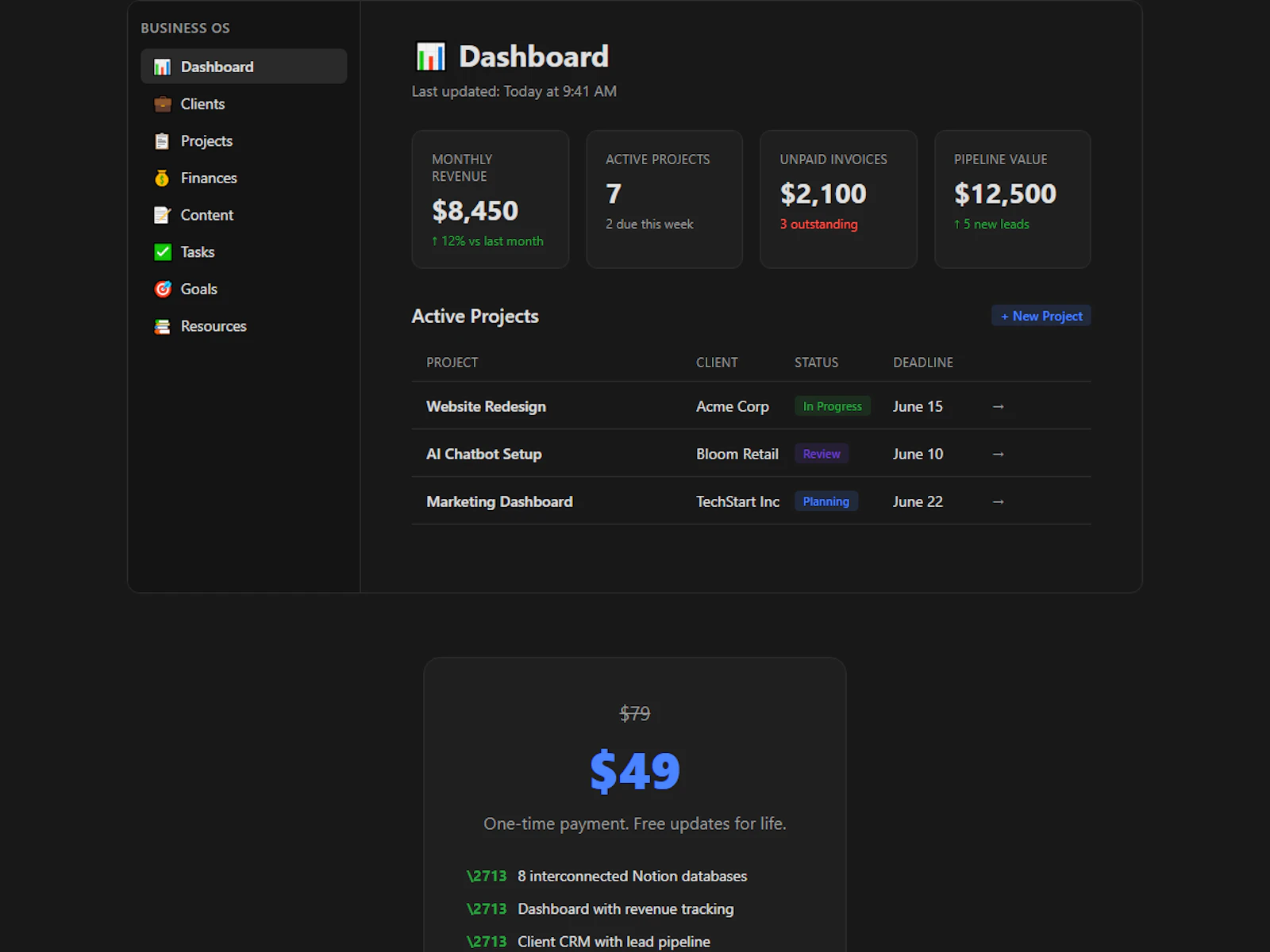 SoloBizOS screenshot 3