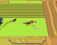 Funny Farm Chicken Chase Game media 2