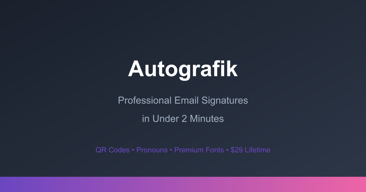 Autografik - Main product screenshot demonstrating key features and user interface