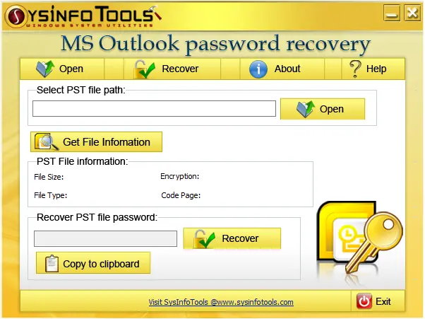 Outlook PST Password Remover - Remove Password from the Encrypted PST files. media 1