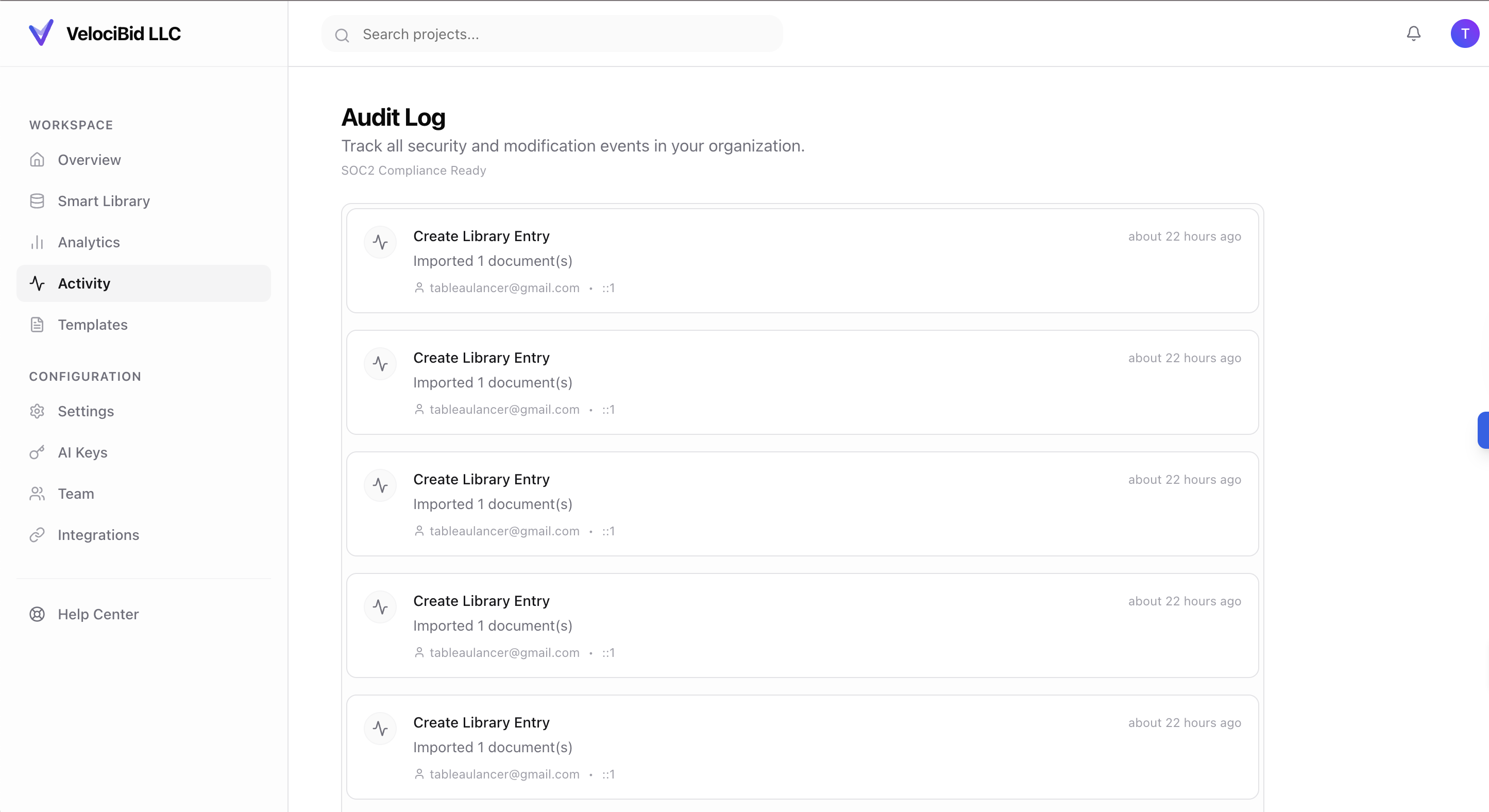 Velocibid gallery image