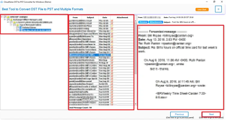 CloudXena OST to Office 365 Tool gallery image
