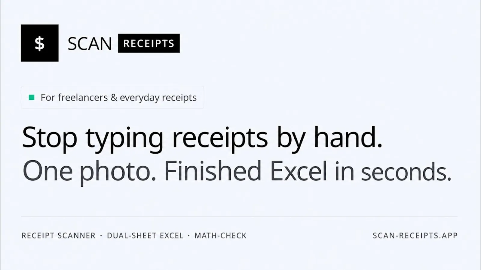 ScanReceipts screenshot 1 (video preview)
