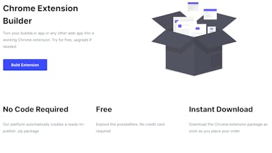 NoCode Chrome Extensions Builder gallery image