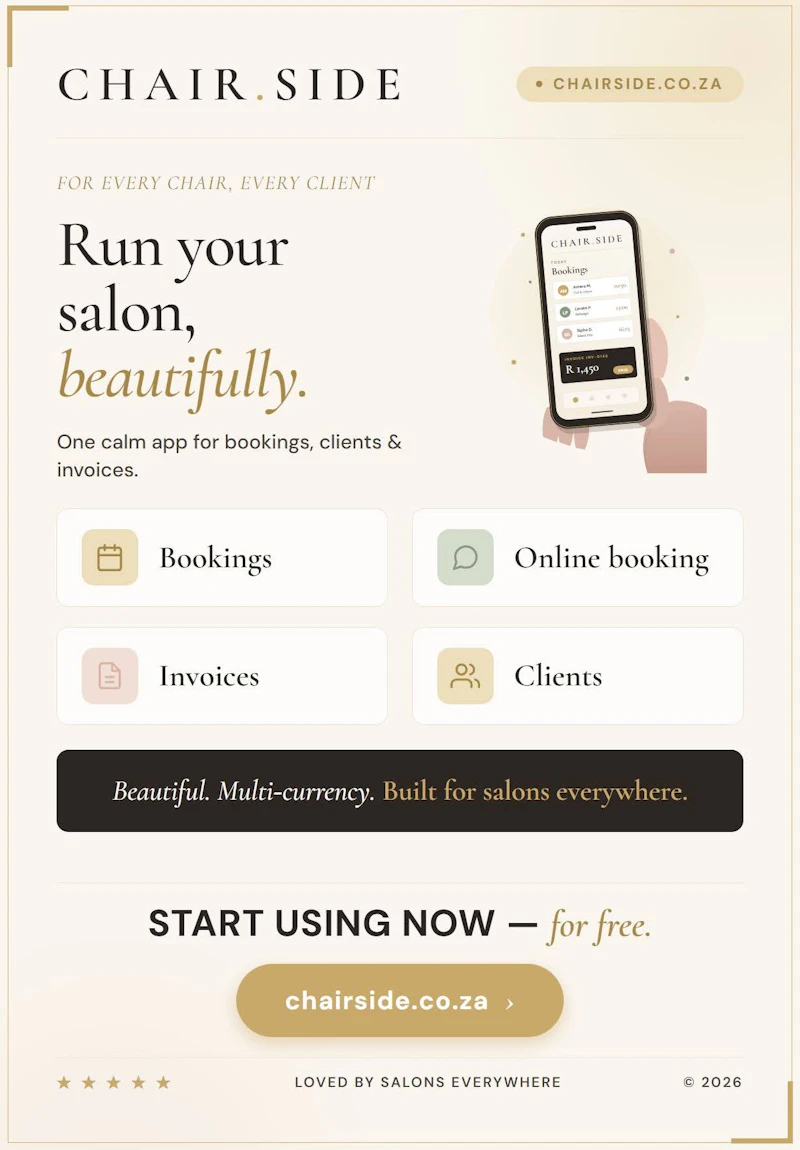 Salon app that does the heavy lifting screenshot 1