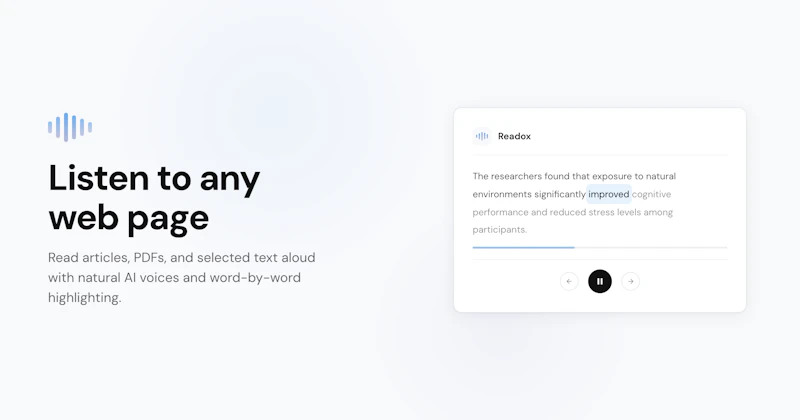 Readox screenshot 1