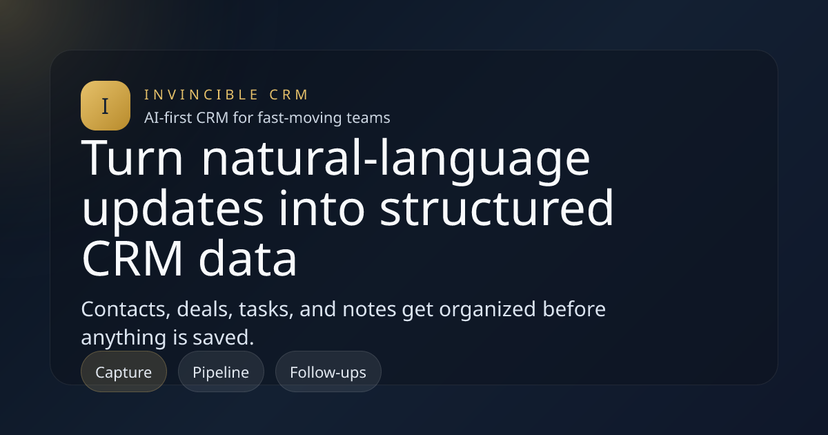 Invincible CRM gallery image
