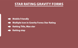 Star Rating Gravity Forms media 1