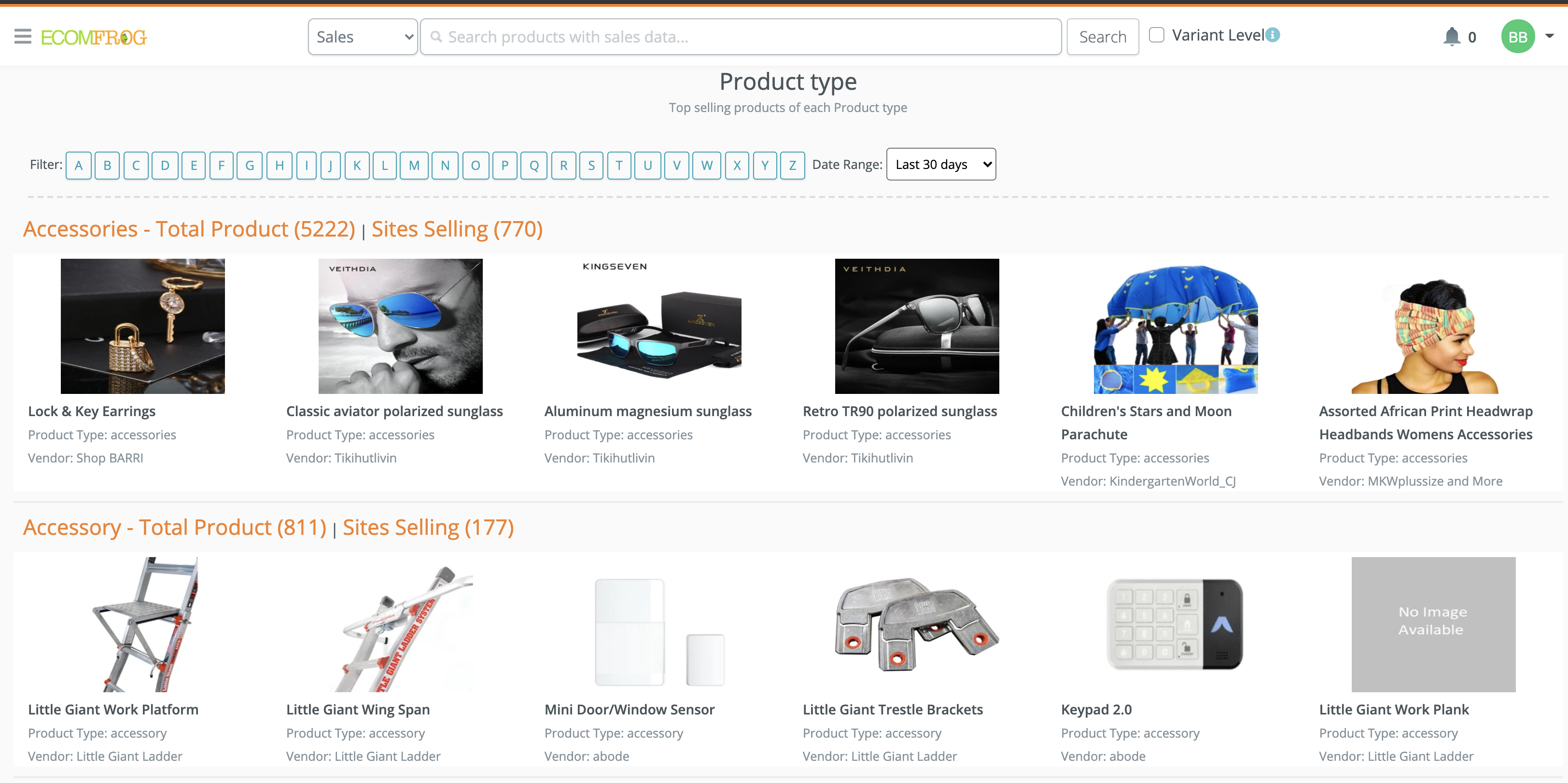 Poll option A-Z sorting indexes. image