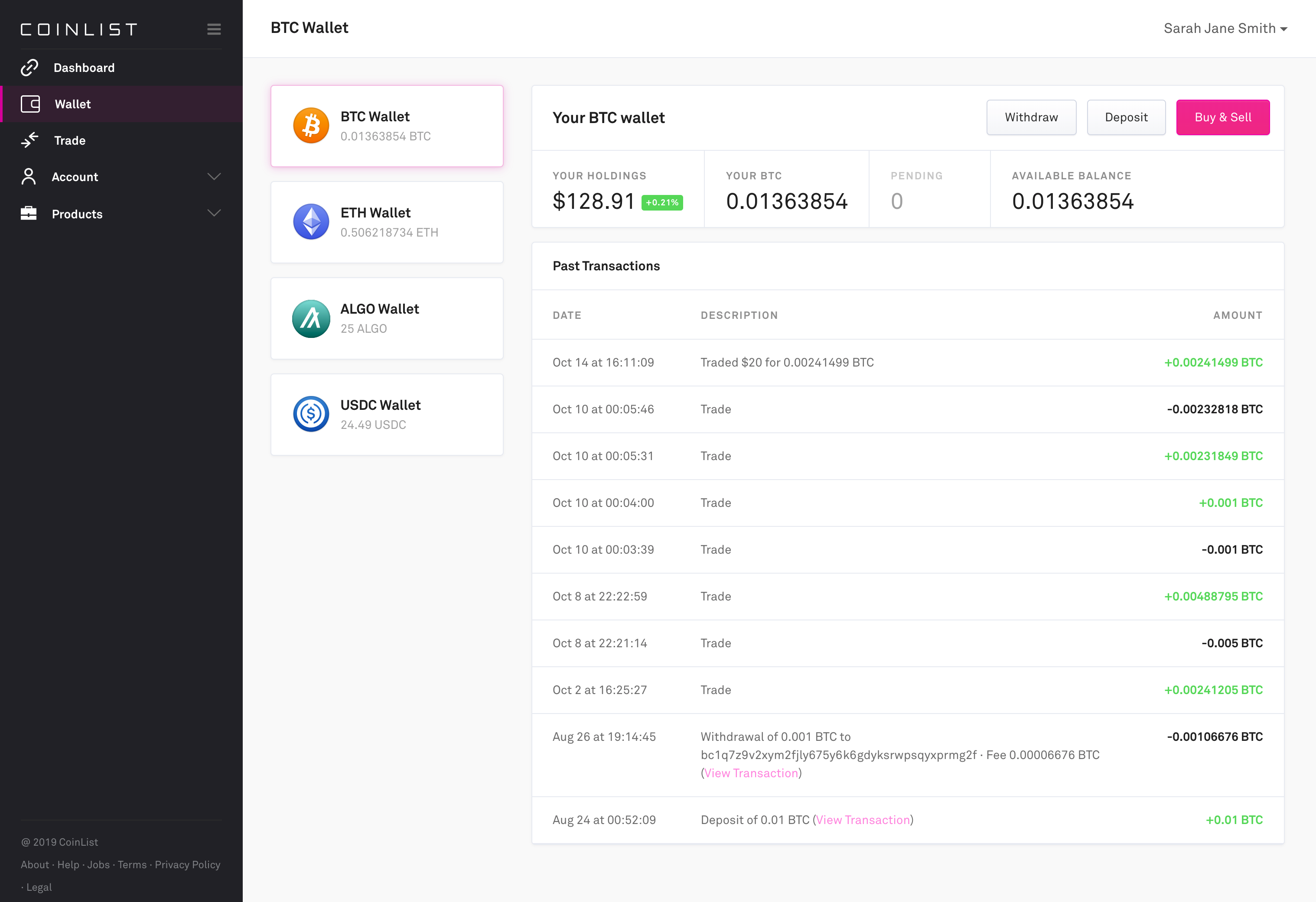 CoinList Trade gallery image