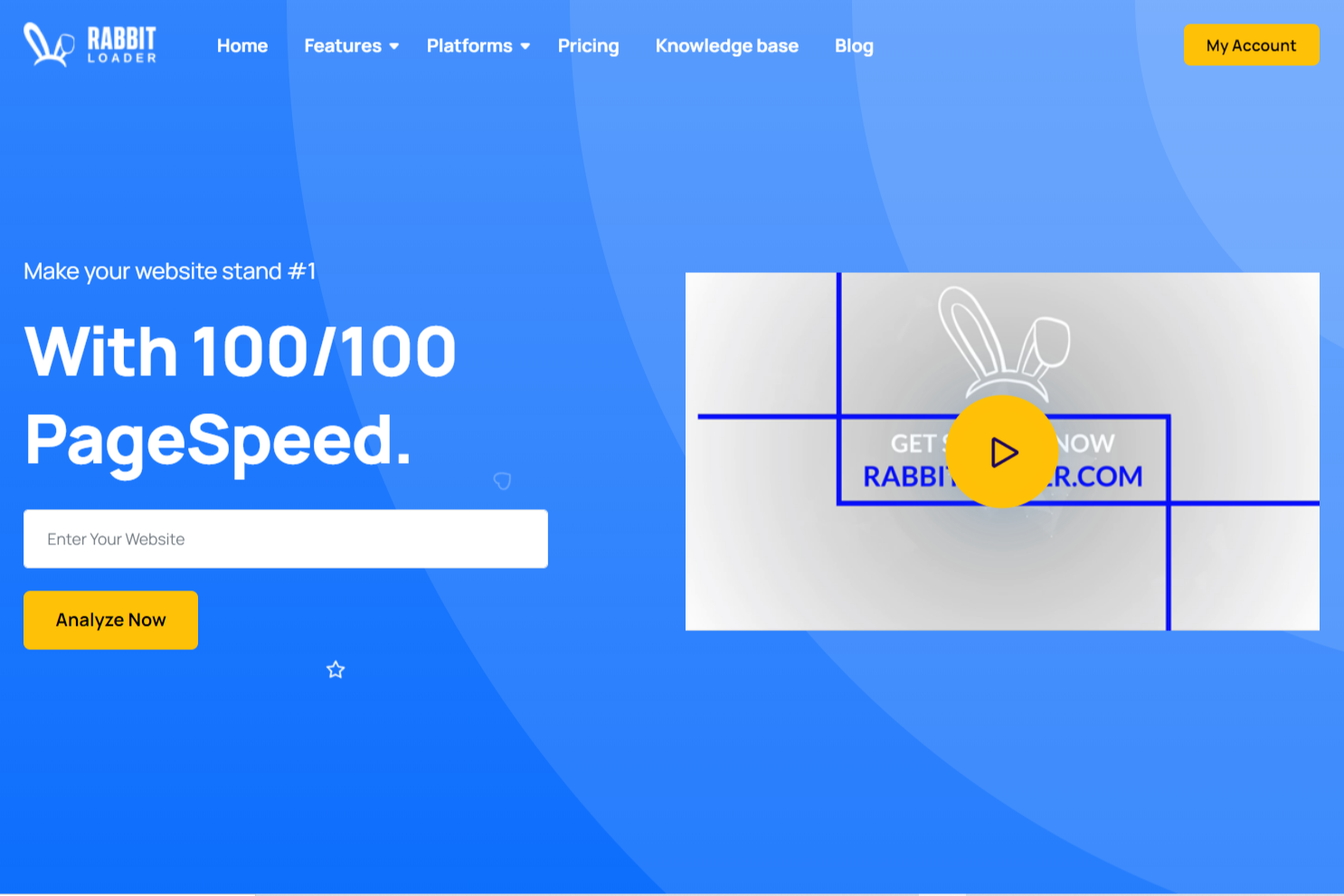 وسائط محمولة الأرانب - PageSpeed ​​، Rabbitloader ، البرمجيات ، SaaS 1