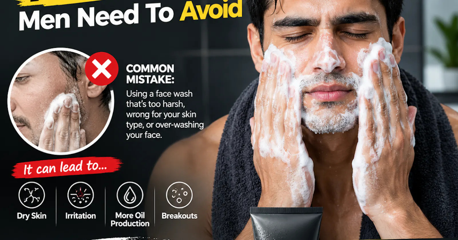 The Face Wash Mistake Men Need To Avoid. screenshot 1