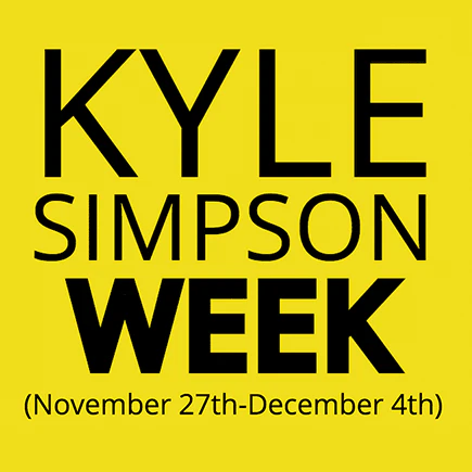 Kyle Simpson Week at Frontend Masters