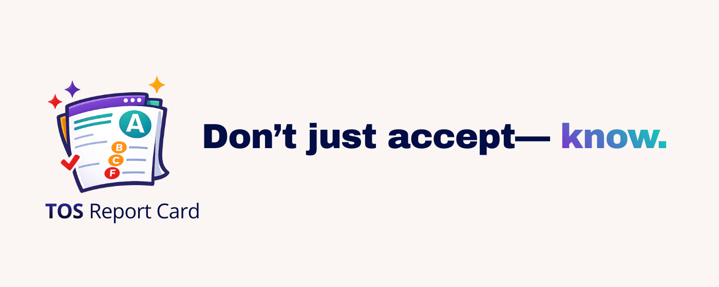 TOS Report Card - Main product screenshot demonstrating key features and user interface