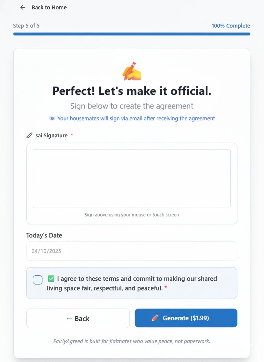 FairlyAgreed gallery image