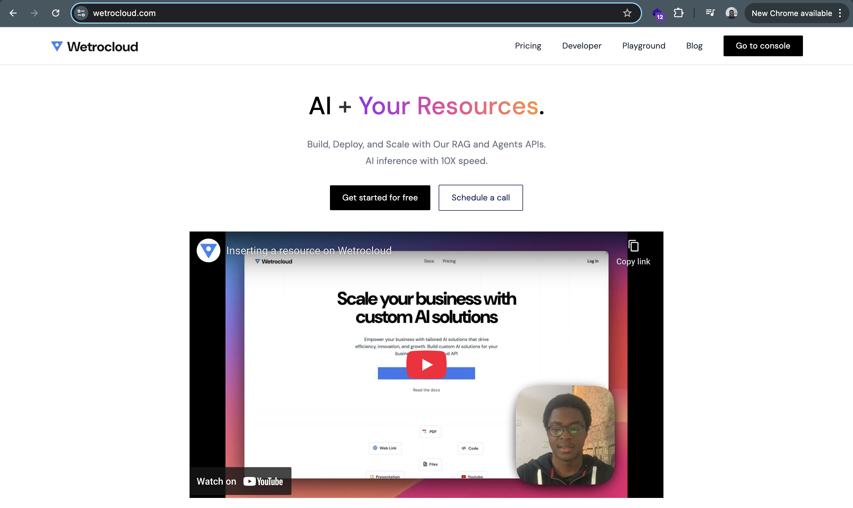 Wetrocloud gallery image