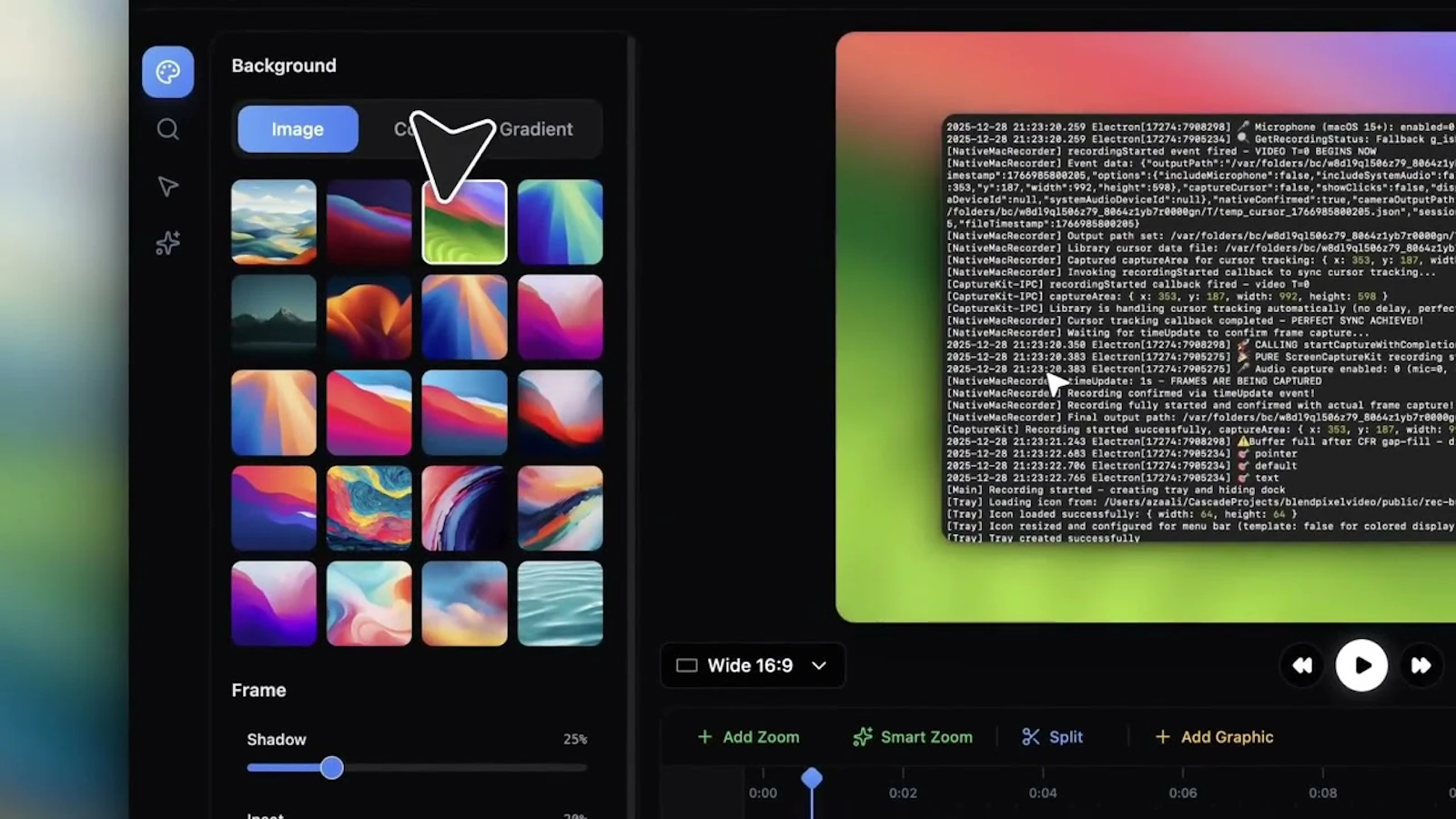 Retina screenshot 1 (video preview)
