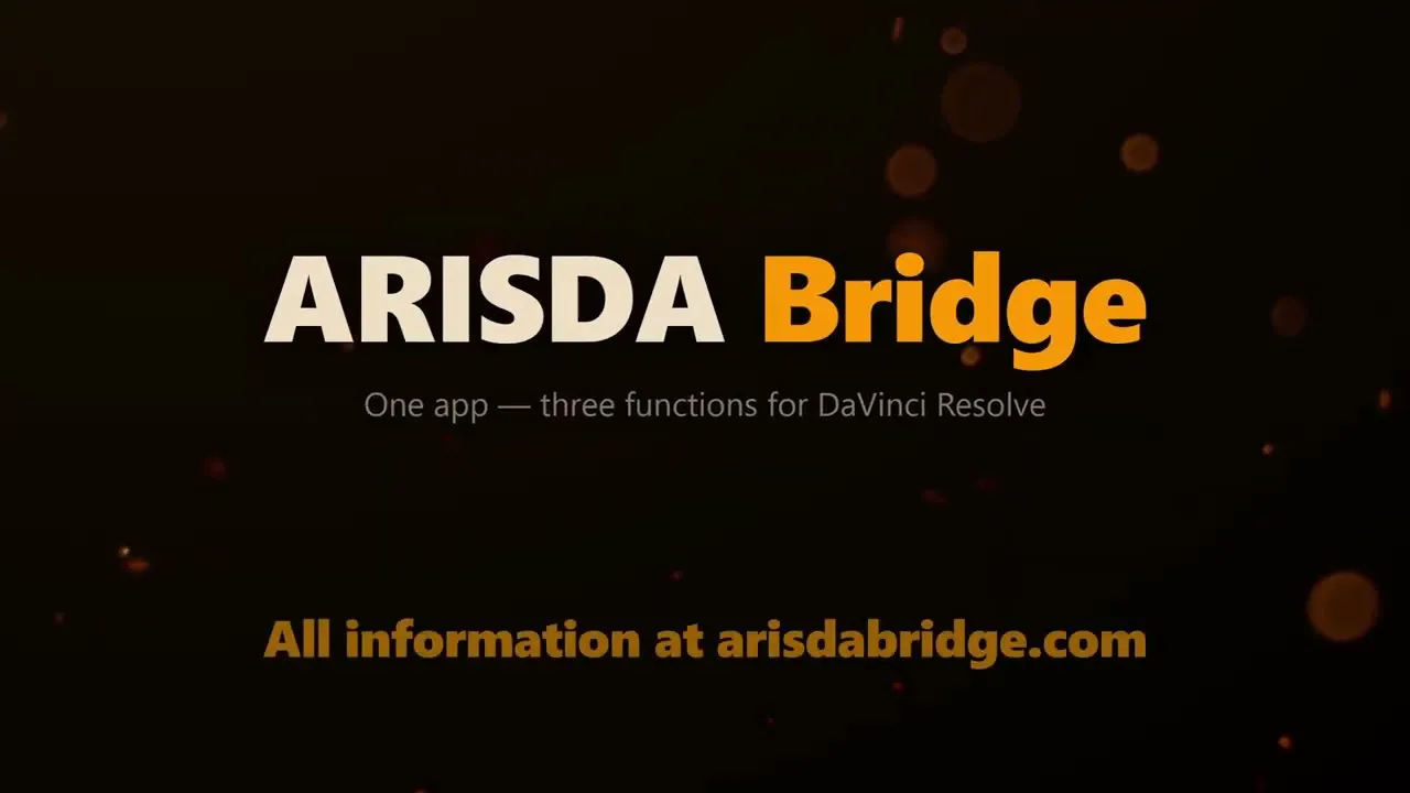 ARISDA Bridge — DaVinci Timecode gallery image