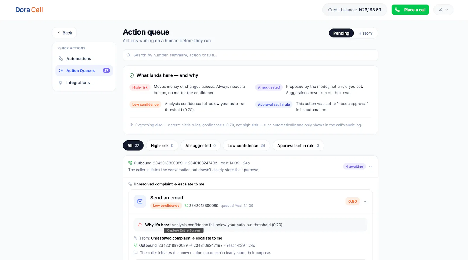 Make Calls. Turn Calls Into Actions screenshot 3