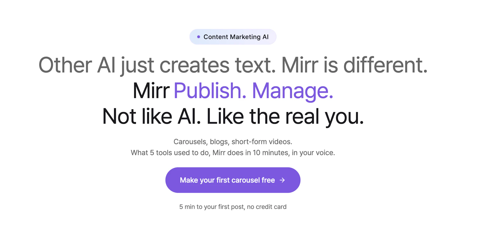 Mirr screenshot 2