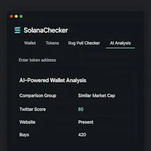 SolanaChecker — Solana Token Scanner gallery image