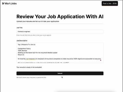 AI Job Application Reviewer gallery image
