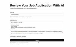 AI Job Application Reviewer media 1