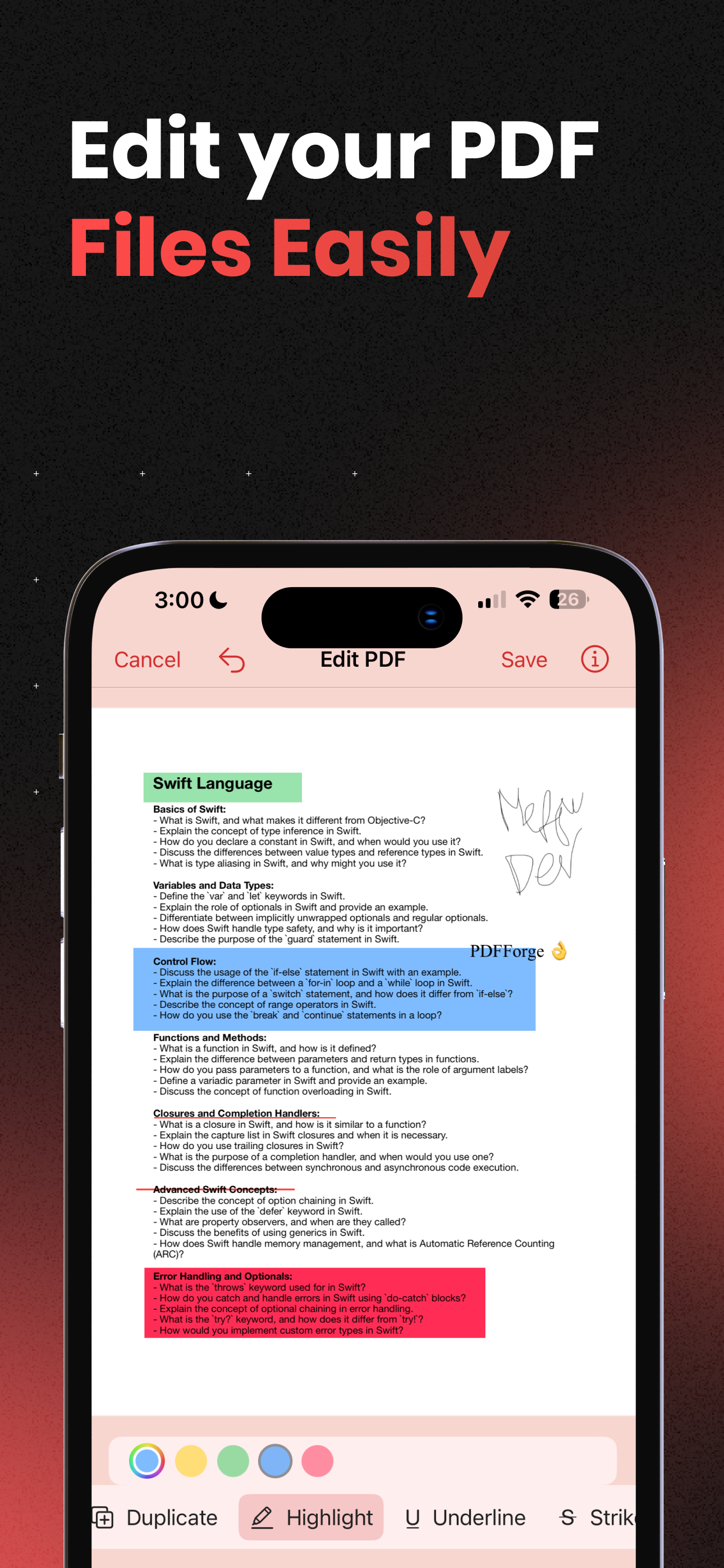 PDFFORGE -PDF 스캐너 및 편집 - 스캔, 편집 및 공유 PDF 미디어 3