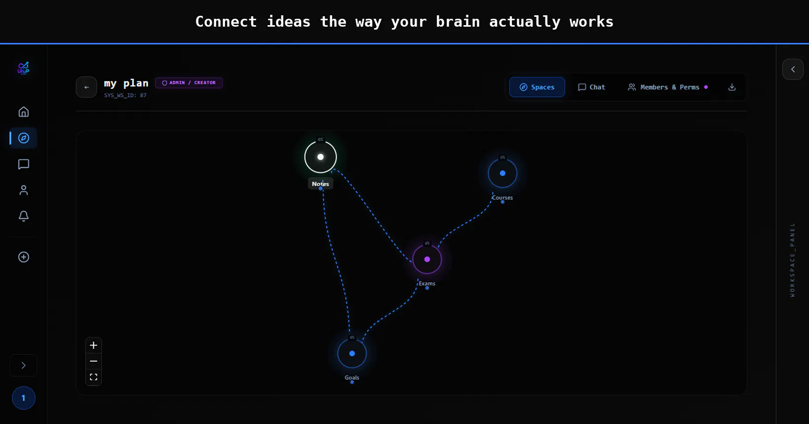 UluP Spaces screenshot