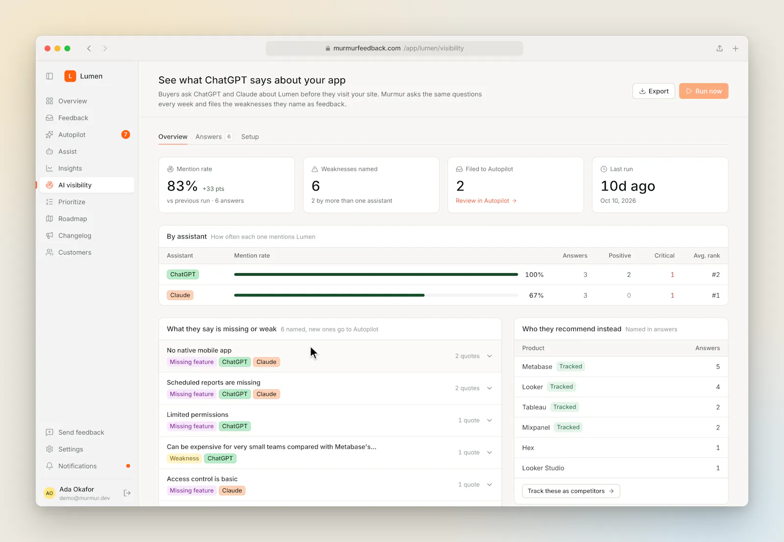 Murmur screenshot 6