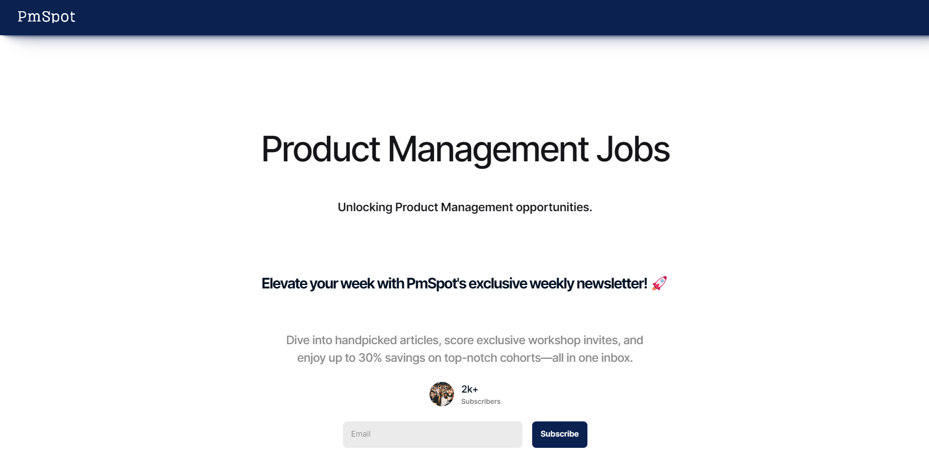 Mídia 2 de Pmspot - Encontre seu próximo trabalho de gerenciamento de produtos em apenas 1️⃣ Clique.