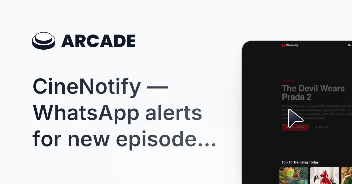 CineNotify gallery image