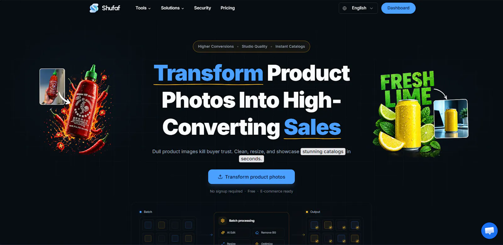 Shufaf 2.0 - Batch Image Processing screenshot 1