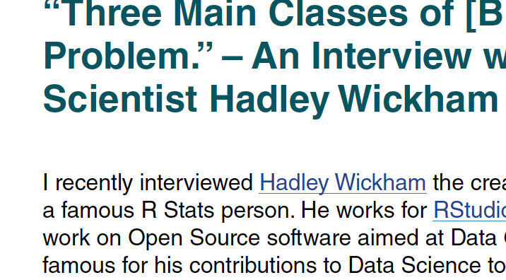 Interviews with Data Scientists: A discussion of the industry gallery image