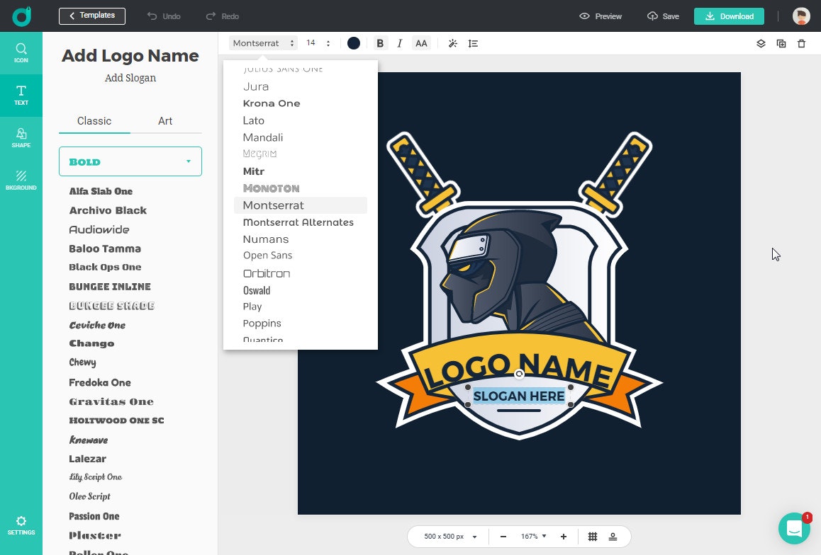 DesignEvo gallery image